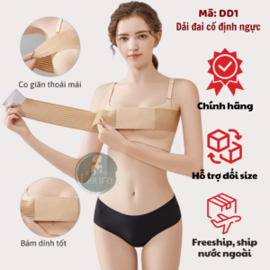 [SP Y Khoa] Dây Đai Cố Định Ngực PTTM. Dùng Chung Với Áo Định Hình Ngực, Y Line hoặc Bra.