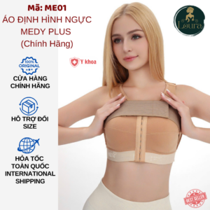 [Chính hãng-Bảo hành] Áo Định Hình Ngực Medy Plus ME01 Sau Phẫu Thuật Nâng Ngực, Treo Sa Trễ